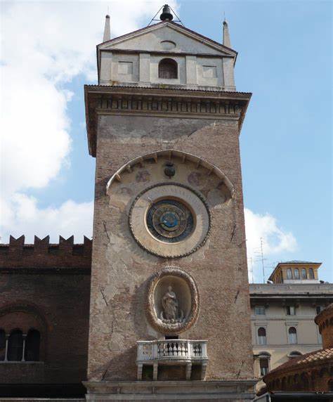 la torre dellorologio Mantova