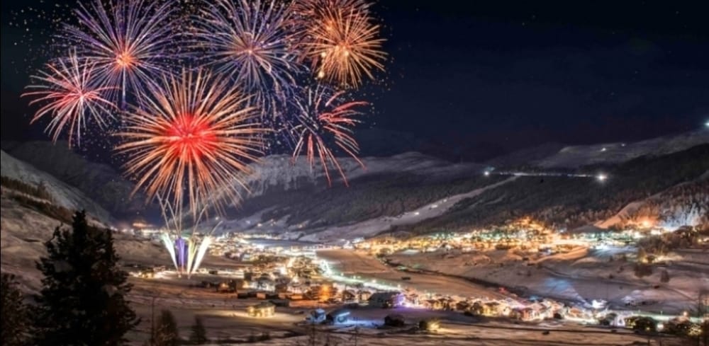 Livigno fuorchi d artificio Capodanno