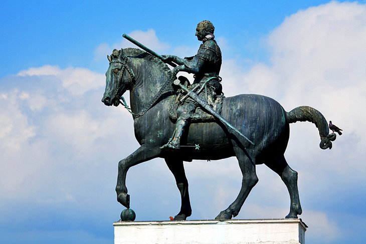 italia padova piazza del santo