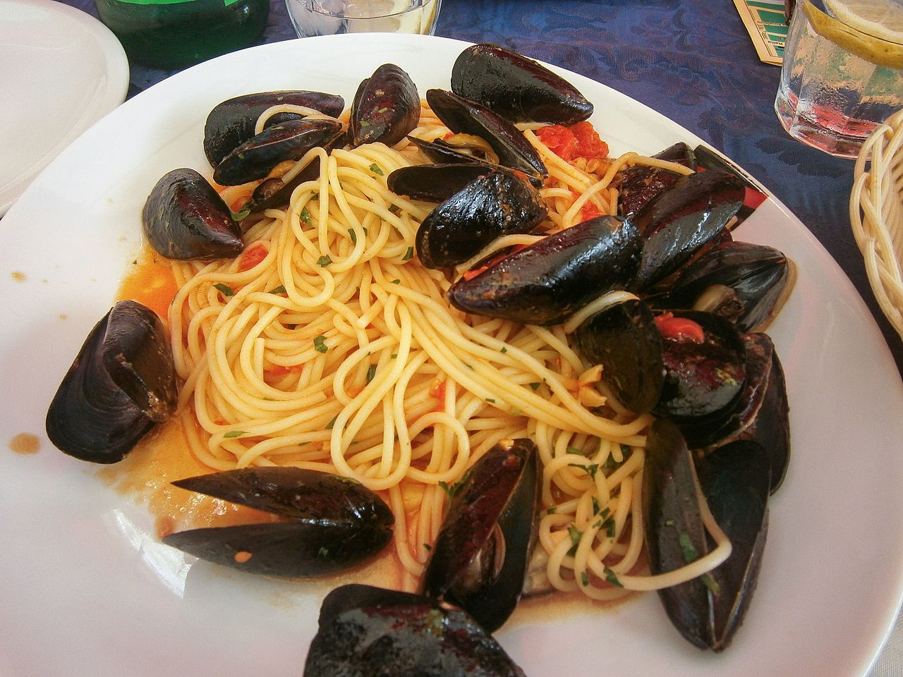 Spaghetti alle cozze cucina riminese
