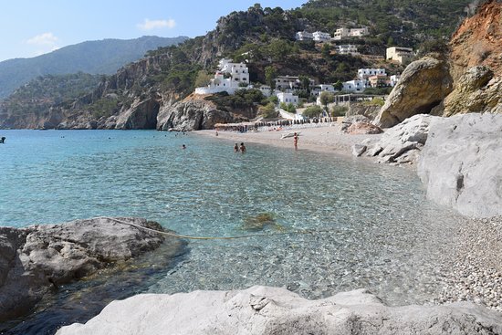 La spiaggia di Kira Panagia