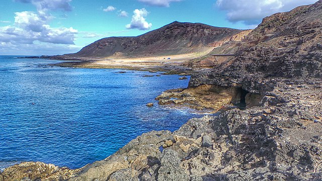 La playa del Confital en Las Palmas de Gran Canaria