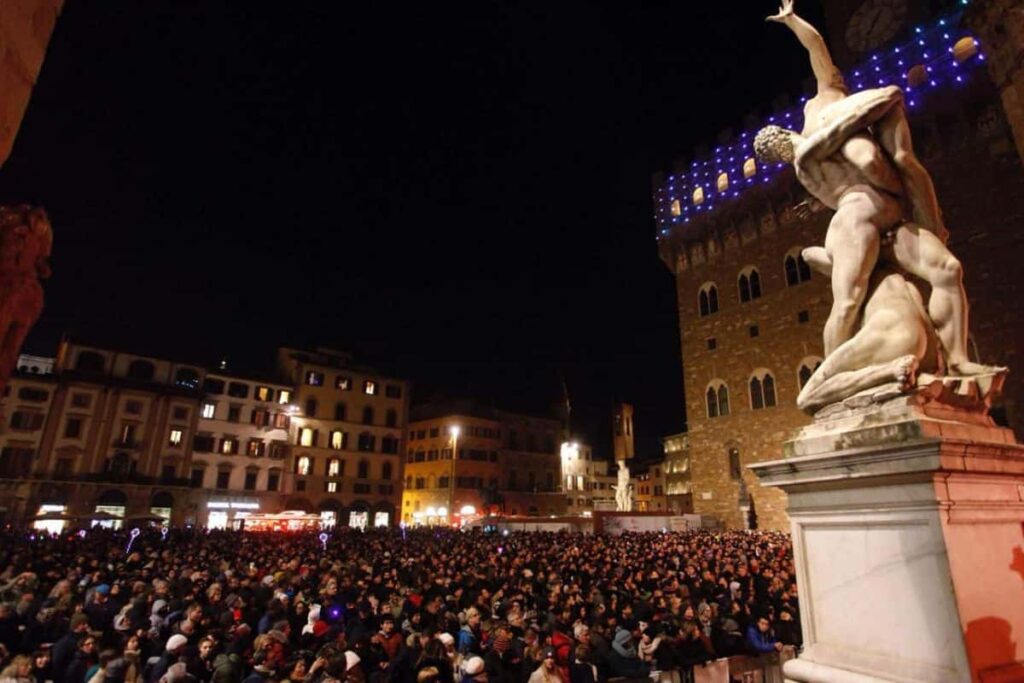 Capodanno Firenze piazza Signoria