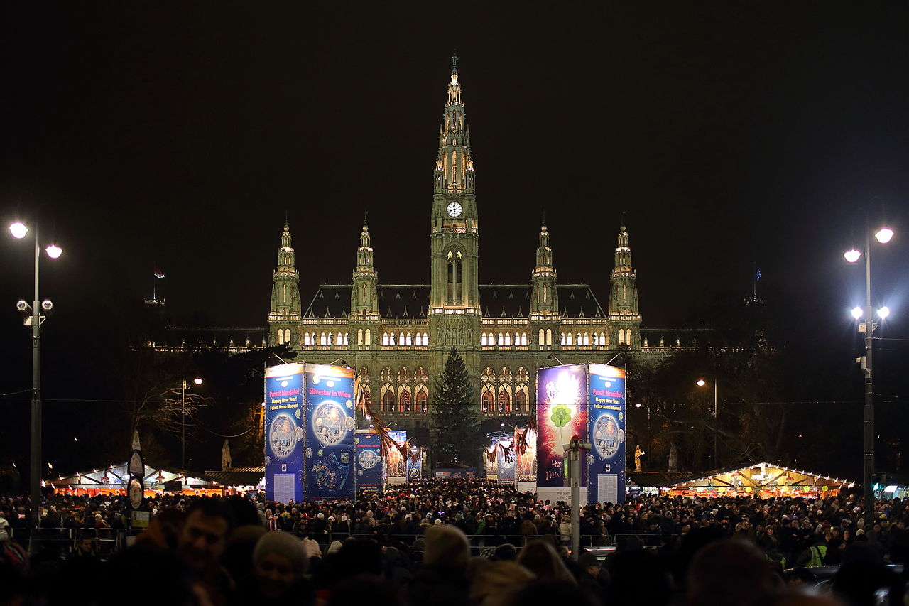 Wien Rathaus Silvester