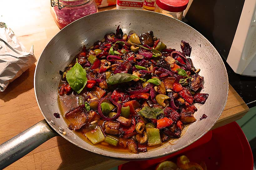 Eggplant caponata SicilyFood