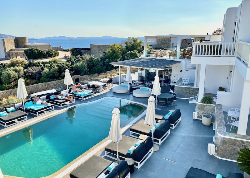 I migliori hotel per famiglia di Mykonos mykonos hotel princess piscina