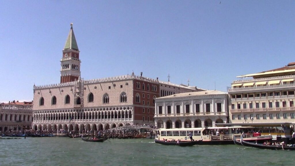 panorama dalla laguna riva degi schiavoni