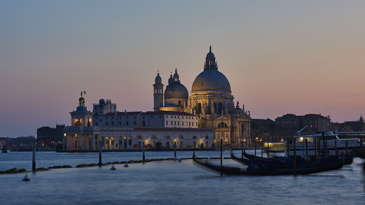 venezia ala tramonto