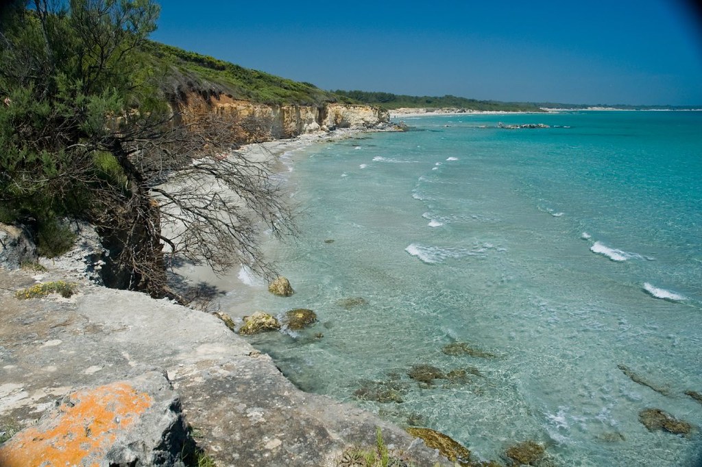 Le 5 spiagge più belle del Salento sul lato Adriatico e come arrivarci(con Mappa) Baia dei turchi Salento