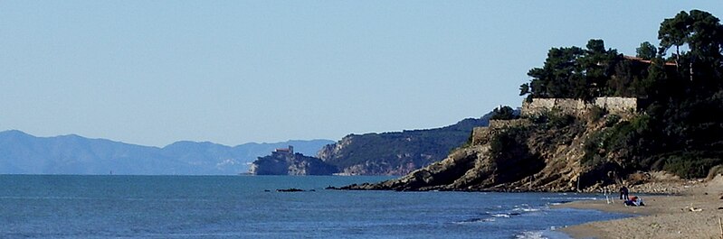 Le spiagge più belle della Maremma Toscana Punta Capezzolo e Forte delle Rocchette da Castiglione della Pescaia