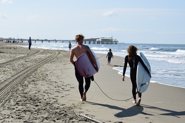 ampia spiaggia della Versilia