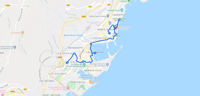 week end a monaco itineraire jour x