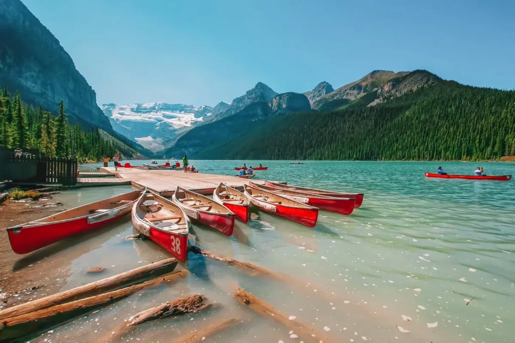 Types of Canoes stock jpg