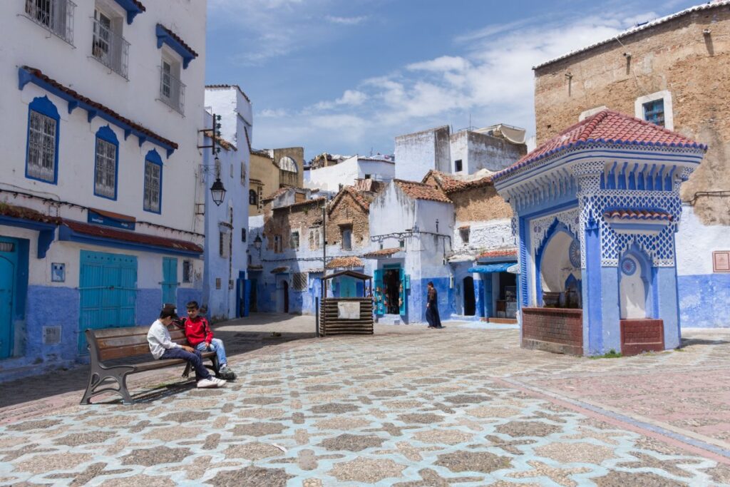 piazza principale CHEFCHAOUEN