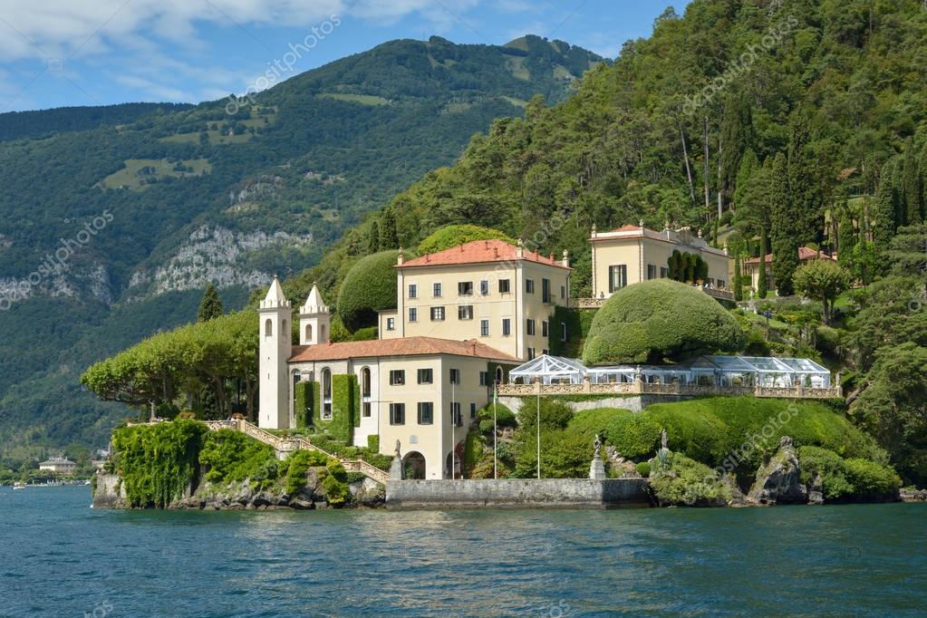 photo villa del balbianello at lake
