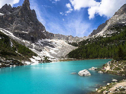 italy lago di sorapis dolomiti mountain thumbnail