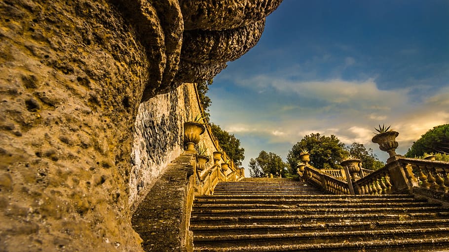 frascati rome stairs italy