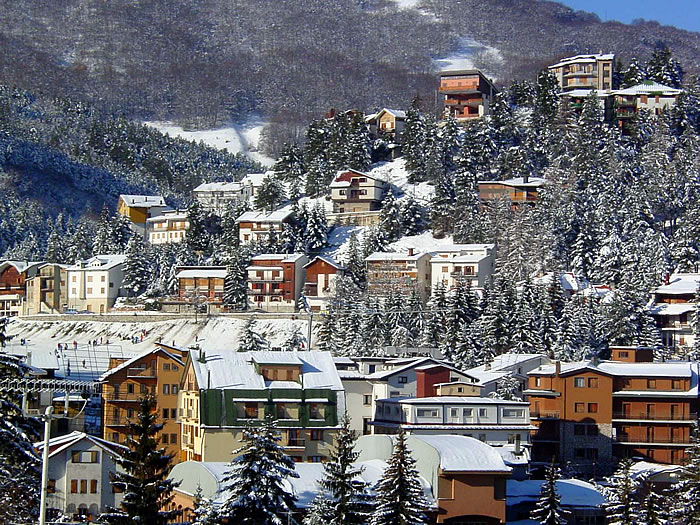 roccaraso in the winter