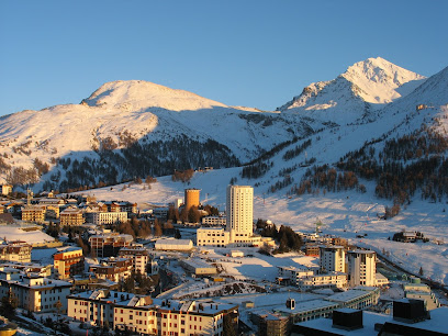 sestriere in the winter