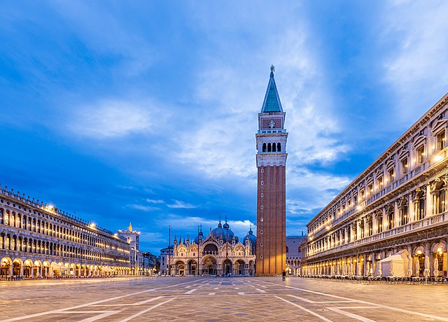 px Piazza San Marco Venice at night msu