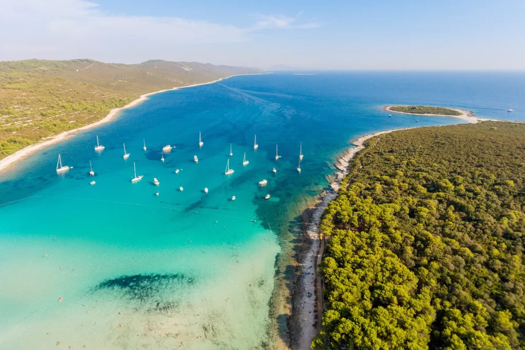 saharun island of dugi otok north dalmatia
