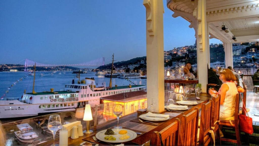 cenare sul bosforo instanbul