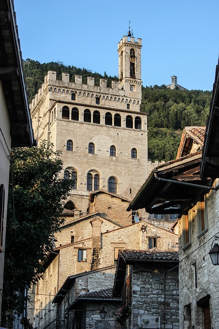 Gubbio visto della catterfrale