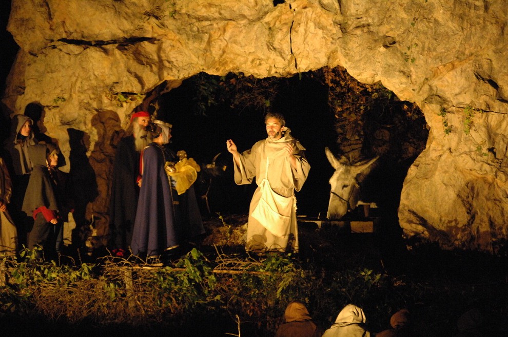 il primo presepe al mondo Greccio