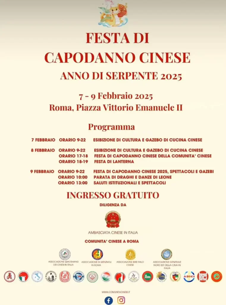 quando si festeggia capodanno cinese roma