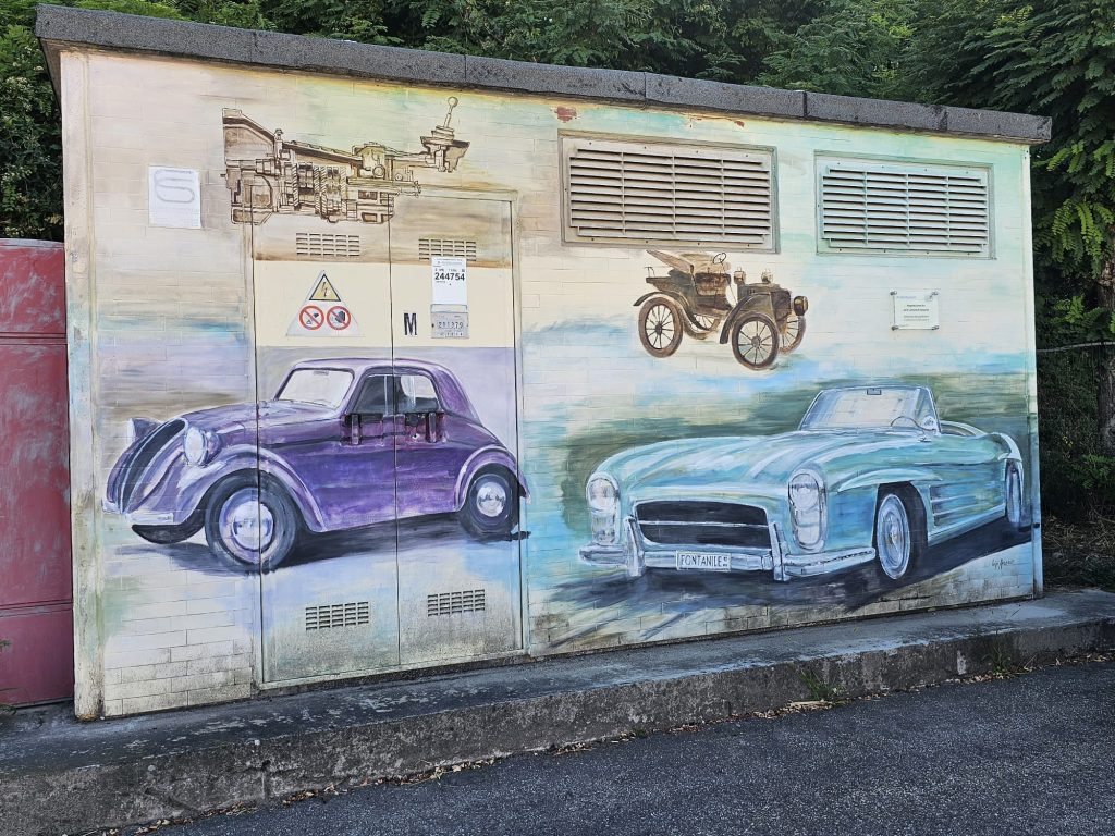 murales auto a fontanile