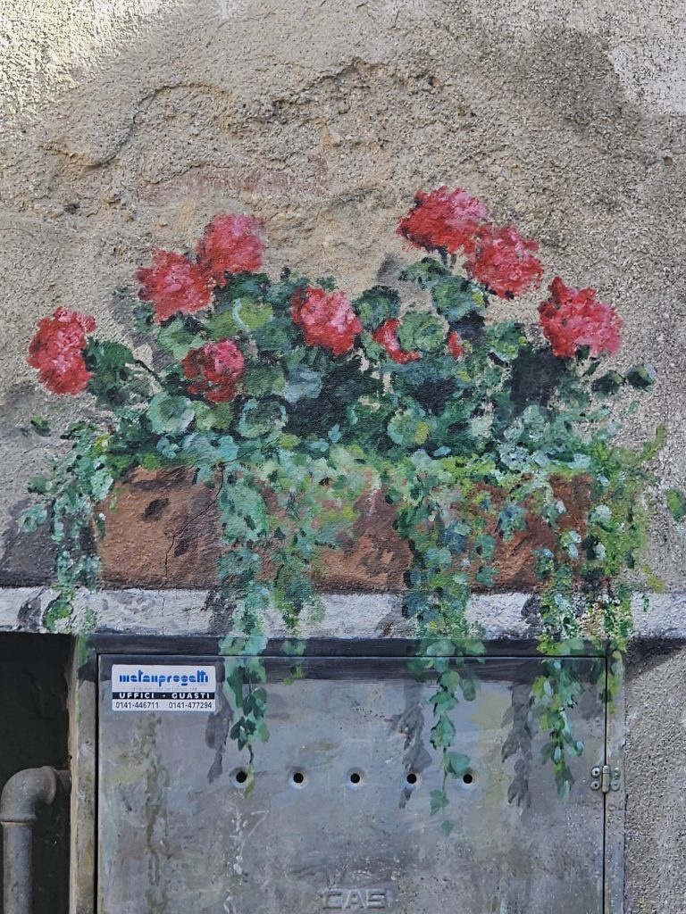 murales con fiori